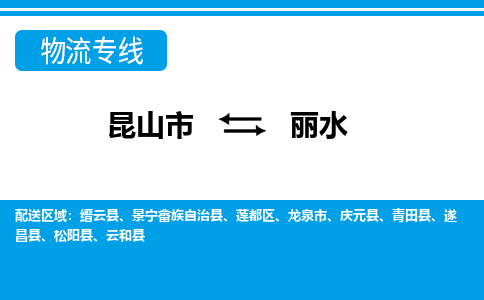 昆山市到丽水物流公司|昆山市到丽水专线（今日/热点线路）