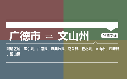 广德市到文山州物流专线-广德市到文山州货运公司
