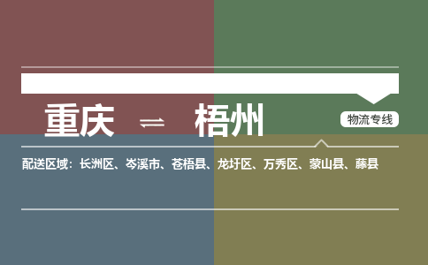 重庆到梧州物流专线|重庆至梧州货运公司