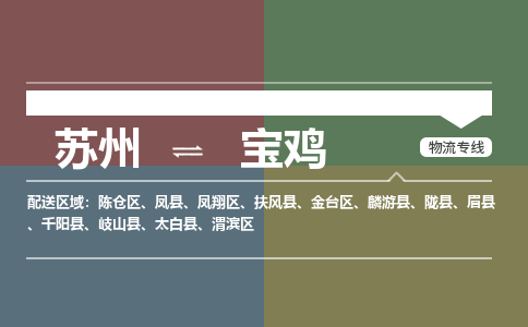 苏州到宝鸡物流公司