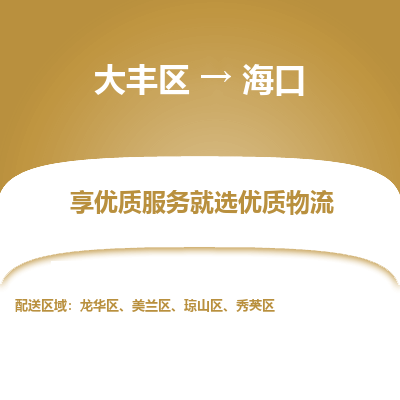 大丰到海口物流专线-大丰区至海口货运公司