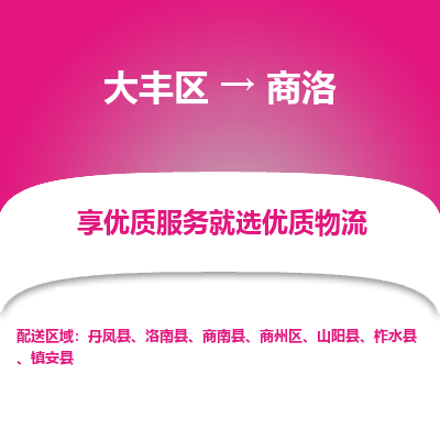 大丰到商洛物流专线-大丰区至商洛货运公司