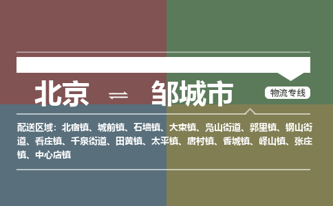 北京到邹城市物流公司专业的北京到邹城市物流专线