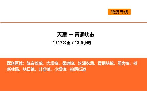 天津到青铜峡市物流专线|天津到青铜峡市货运公司安全，快捷，准时