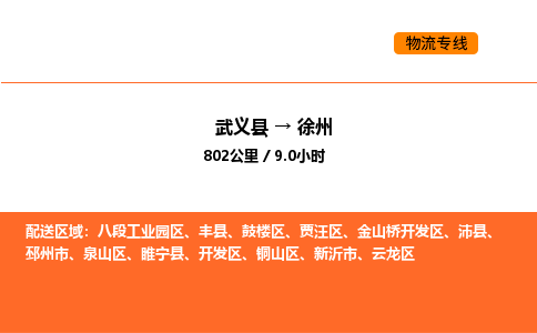 武义县到徐州物流专线公司-掌握实时物流进度