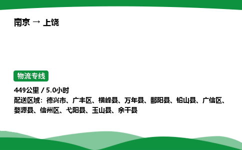 南京到上饶危险品物流专线，南京到上饶物流公司-便捷运输，随心所运