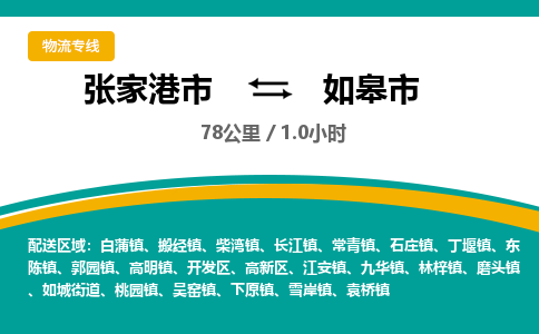 ​张家港市到如皋市物流公司_张家港市到如皋市货运专线